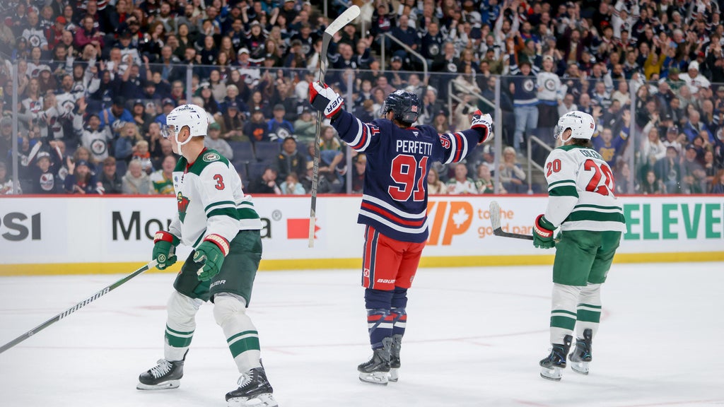Jets beat the Wild 5-2 as Cole Perfetti scores 2 goals — WCCO / CBS Minnesota, Lakeville Schools news