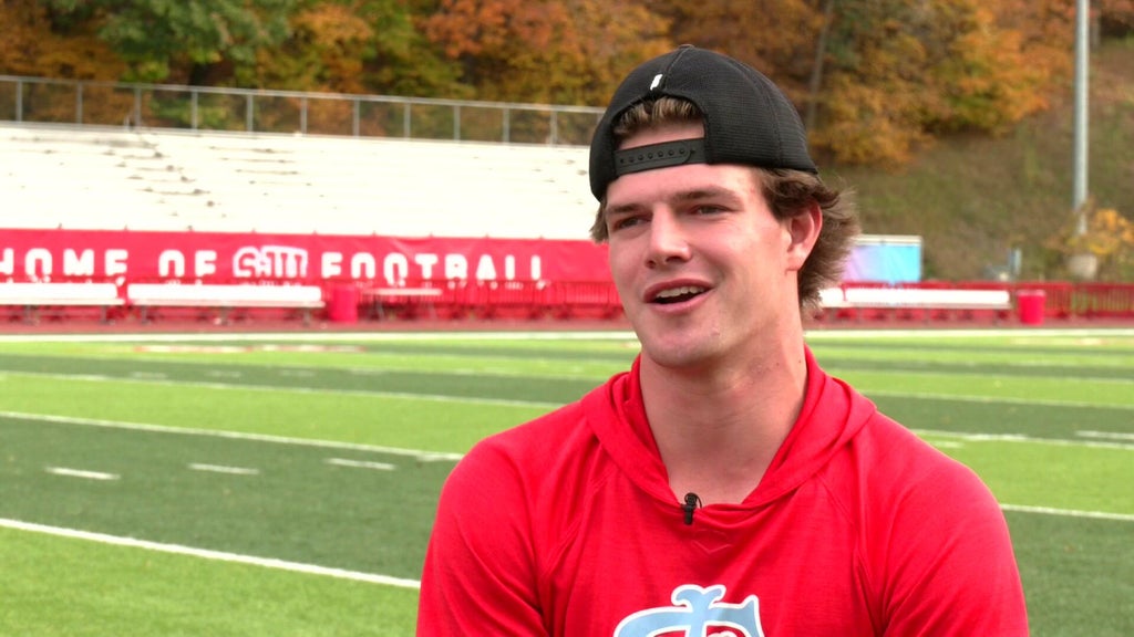 St. John's wide receiver Riley Schwellenbach finding success on the gridiron and baseball field — WCCO / CBS Minnesota, Lakeville Schools news