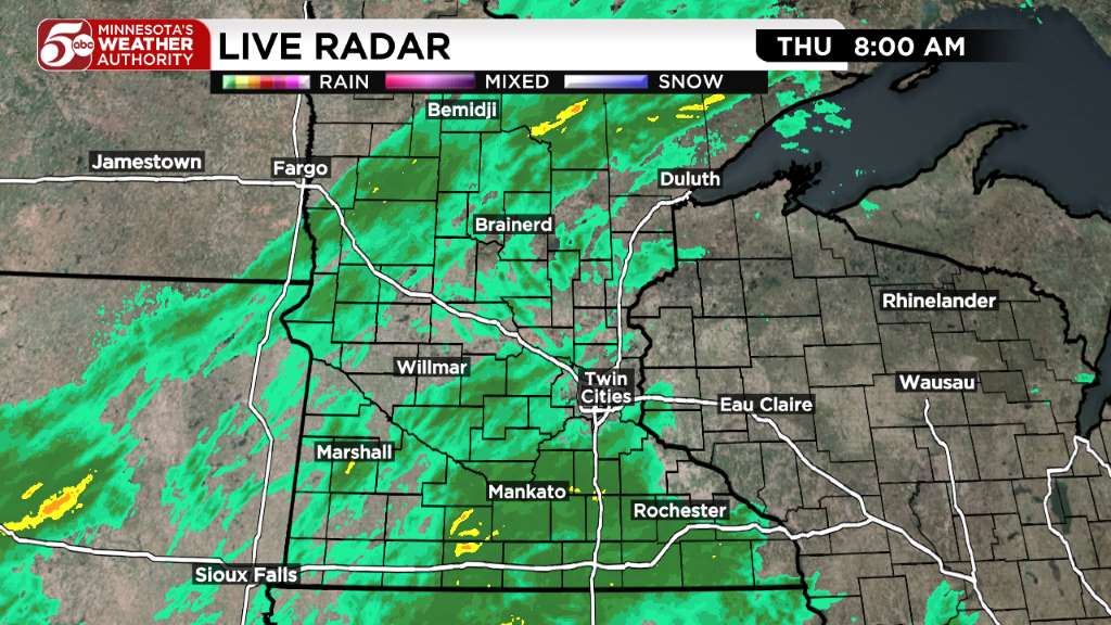 Thursday weather: Cool and wet day ahead — KSTP 5, Lakeville Community news