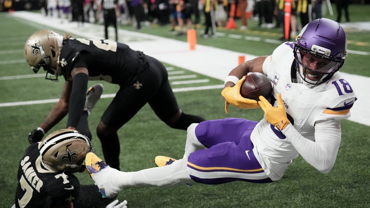 Jefferson, Jones and Murray all produce to help the unbeaten Vikings top the slumping Saints 23-13 — KSTP 5, Lakeville Sports news