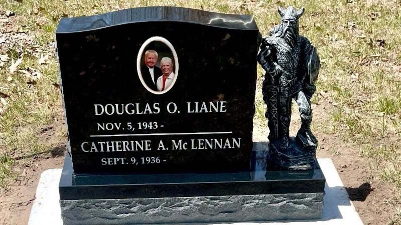 Minnesota couple seeking stolen Viking statue taken from Garrison Cemetery headstone — KSTP 5, Lakeville Community news