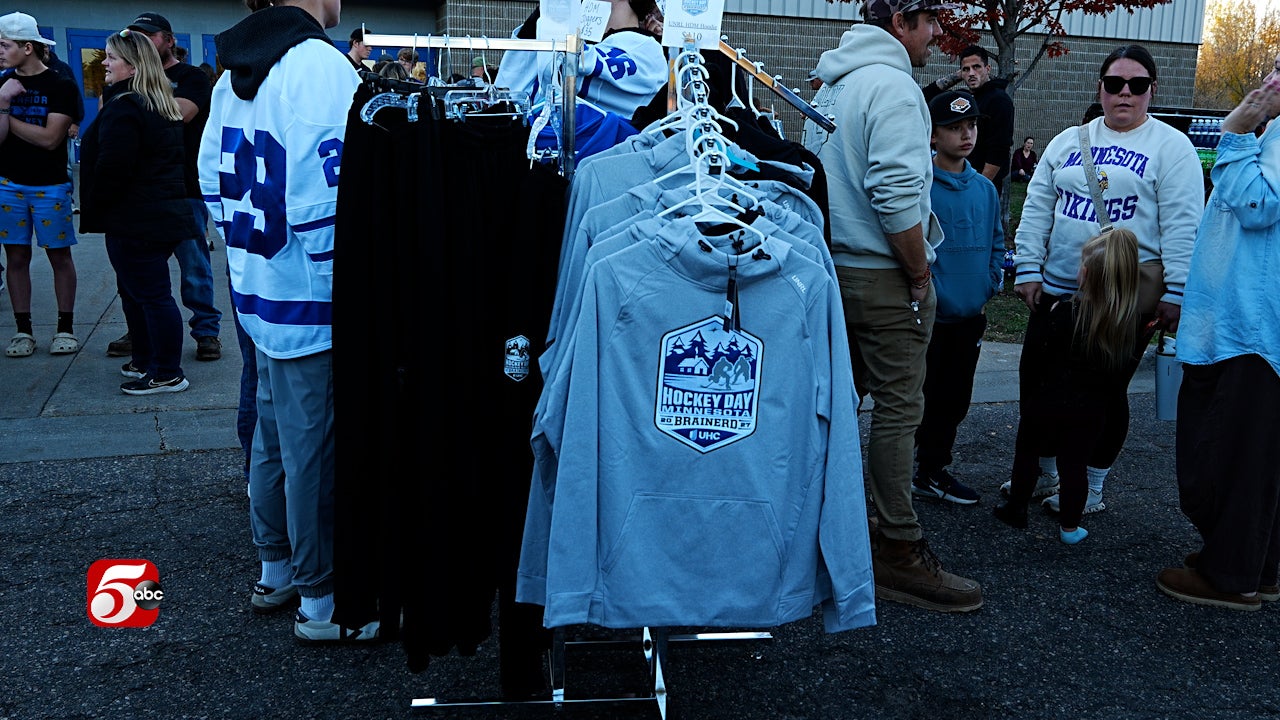 Brainerd celebrates 100 days until Hockey Day Minnesota — KSTP 5, Lakeville Schools news