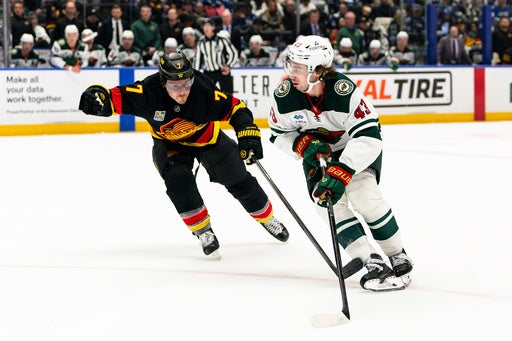 Quinn Hughes has a goal and an assist in his Vancouver return in Wild’s 4-2 victory — KSTP 5, Lakeville Sports news