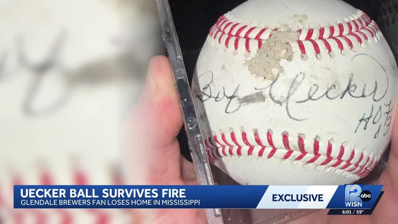 Cherished baseball signed by Bob Uecker survives Mississippi fire — WISN 12 Milwaukee, Lakeville Community news