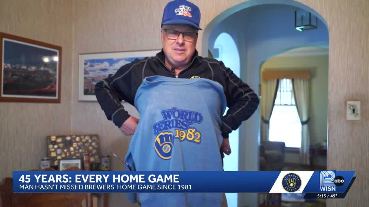 He hasn't missed a game since 1981, now he's hoping for a World Series win — WISN 12 Milwaukee, Lakeville Sports news