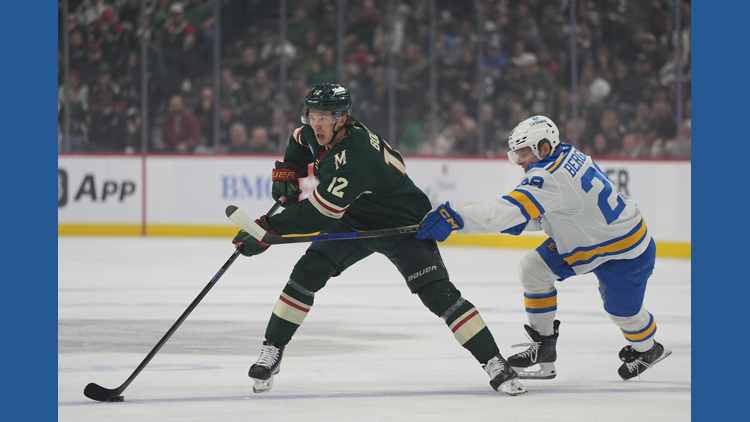 Matt Boldy has 5th career hat trick and Wild beat Blues 5-4 — KARE 11 Sports, Lakeville Sports news