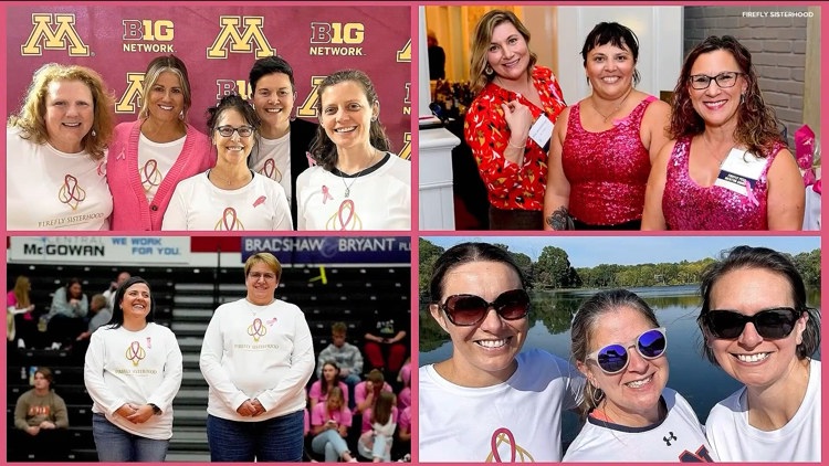Firefly Sisterhood: Connecting breast cancer patients with mentors nationwide — KARE 11 Local, Lakeville Community news