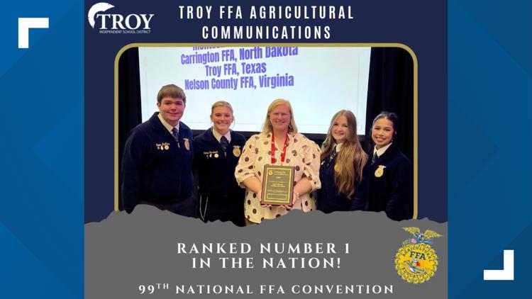 Troy FFA students place first in the nation in Agricultural Communications — KCEN (Central Texas), Lakeville Schools news