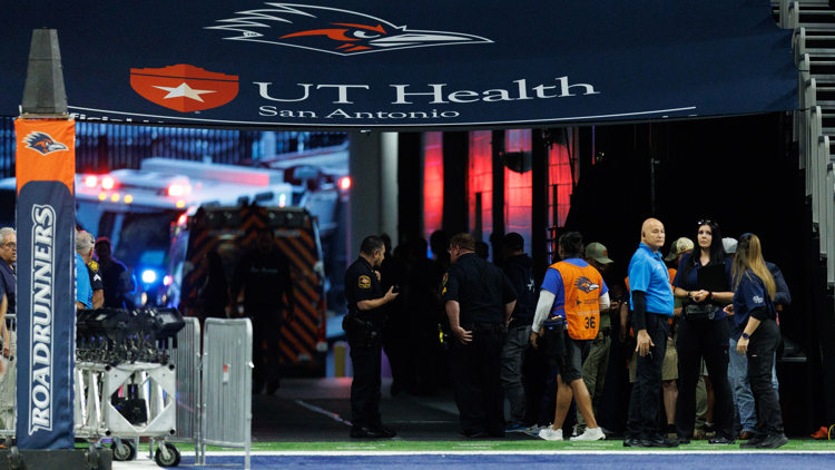 Military member dies after falling while rappelling from Alamodome's ceiling before UTSA vs. Navy game — NewsWest 9 (Permian Basin), Lakeville Sports news