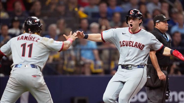 Chase DeLauter and José Ramírez lead the Guardians to a 7-3 win over the Rays in Game 1 of the ALCS — WTSP Sports Tampa Bay, Lakeville Sports news
