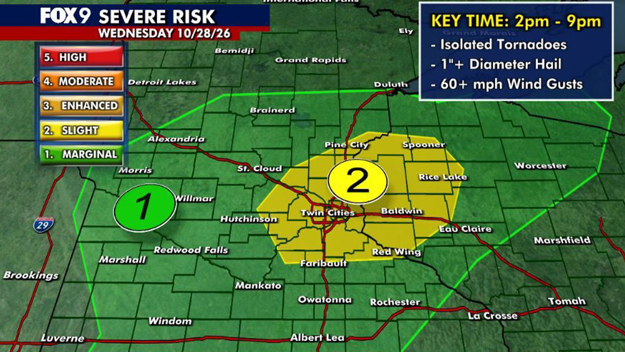 Minnesota weather: Mild and humid with strong storms possible Wednesday — Lakeville Community news